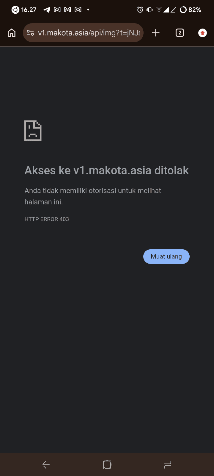 Tampilan fitur Keamanan Terjamin di Makota